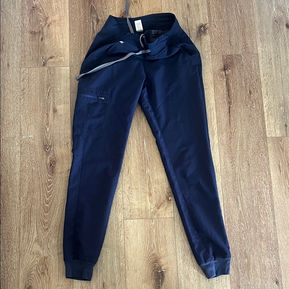 Figs Navy Blue Track Pants
